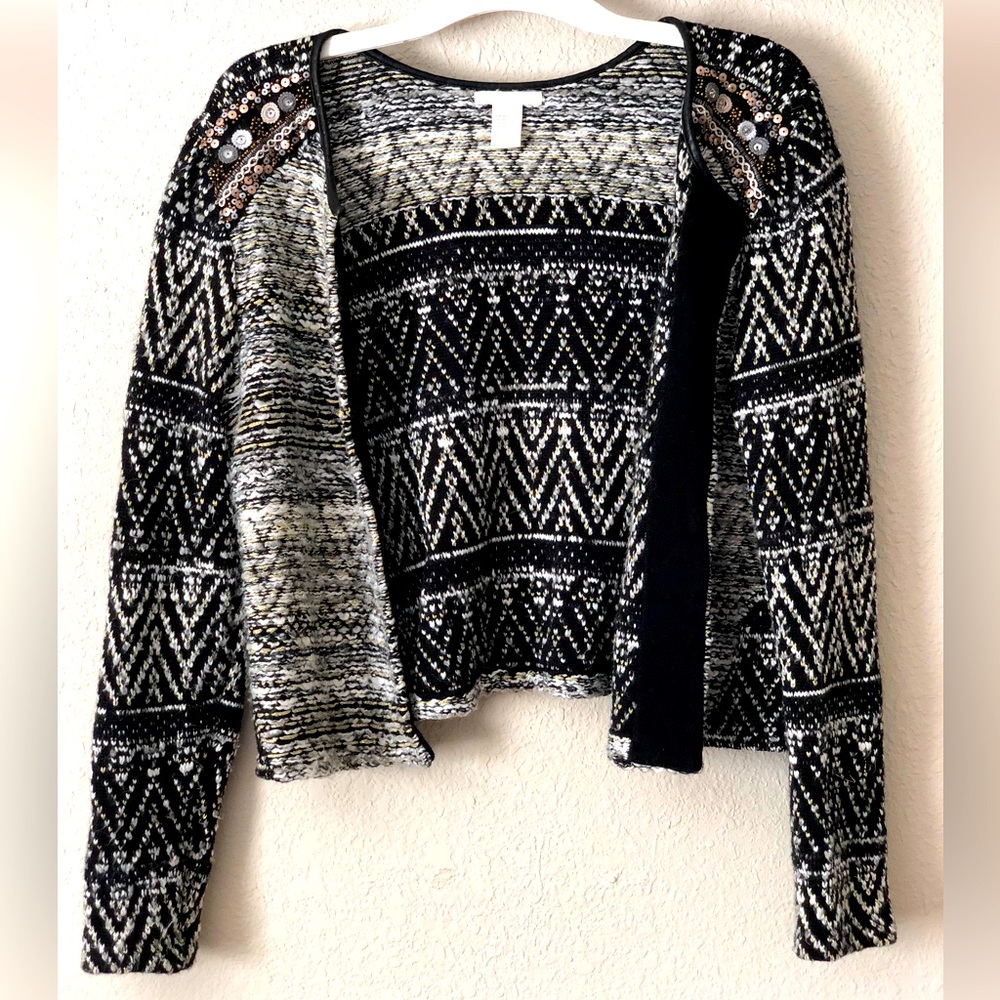 H&M Knit Cropped Jacket, Size 8